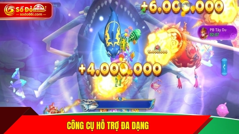 Công cụ hỗ trợ đa dạng