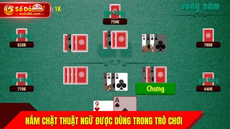 Nắm chặt thuật ngữ được dùng trong trò chơi
